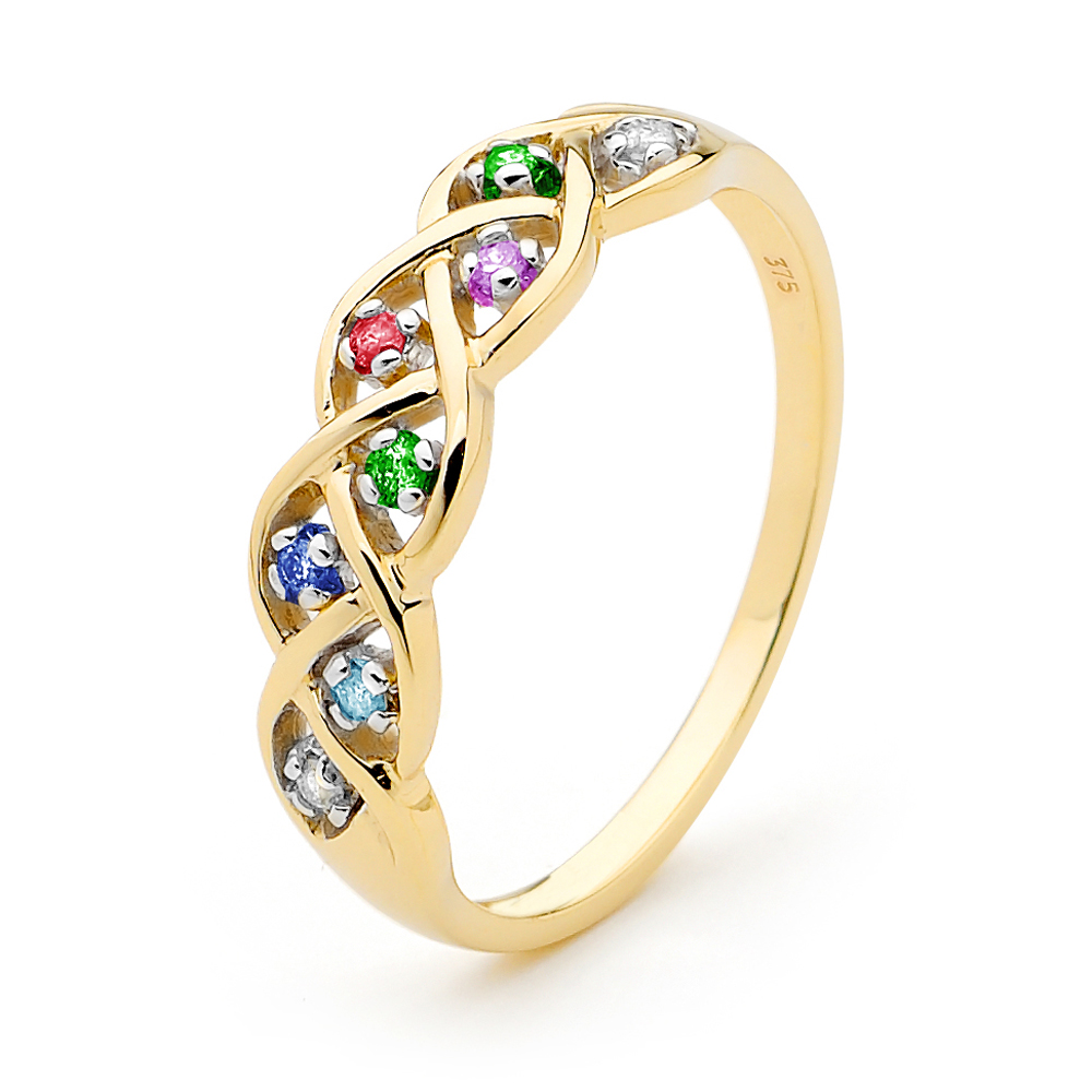 The Dream Weaver ring with DEAREST gemstones