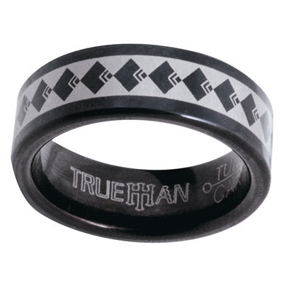 Black Tungsten Ring US Size 11.5