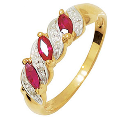 Ruby and Diamond ring