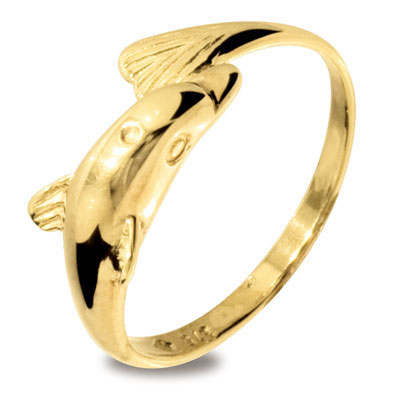 Gold Dolphin Ring