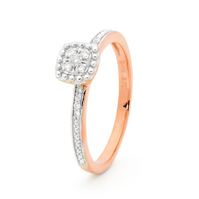 Rose Gold Diamond Ring